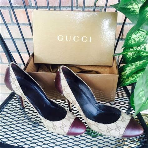 gucci heeld|Gucci heels size 10.